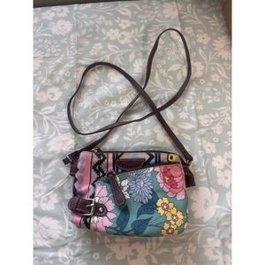 Union Bay Y2K Crossbody Bag Floral Small Card Holder Aztec Canvas Festival Read